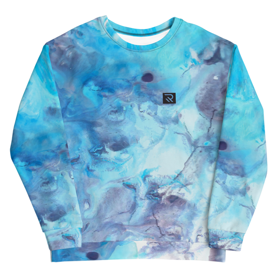 BLUE MARBEL SWEATER - XS Sweatshirt